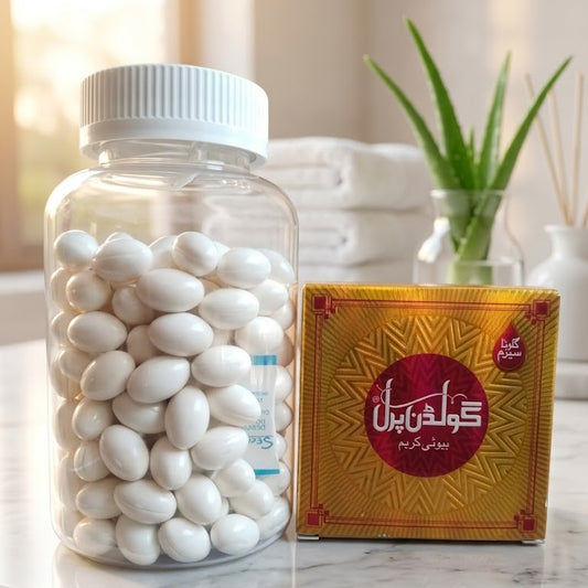 Golden Pearl Beauty Cream with 5 Capsule – Ultimate Skin Brightening Combo