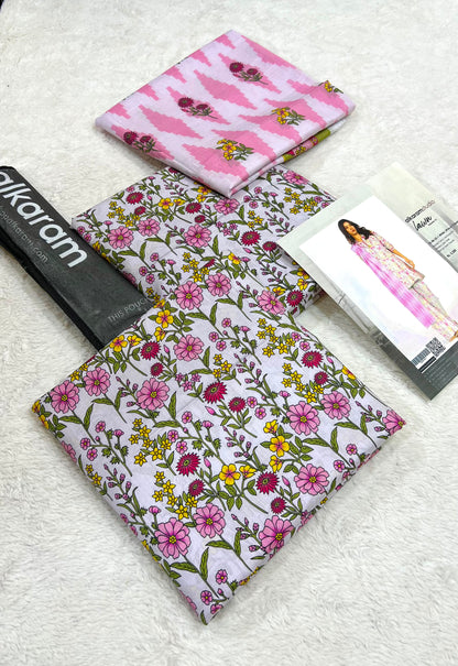 Alkaram 💯 Original Stock Printed Lawn 3Pc