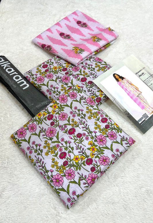 Alkaram 💯 Original Stock Printed Lawn 3Pc