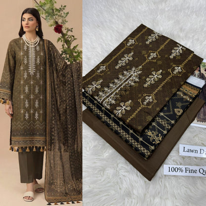 LAWN WITH LAWN DUPATTA VOLUME