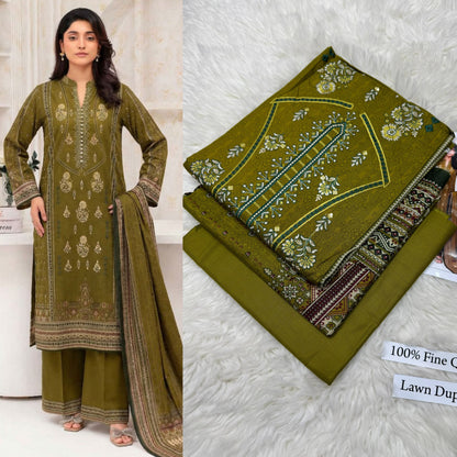 LAWN WITH LAWN DUPATTA VOLUME