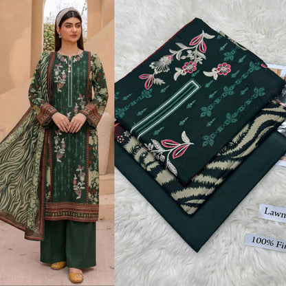 LAWN WITH LAWN DUPATTA VOLUME