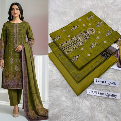LAWN WITH LAWN DUPATTA VOLUME