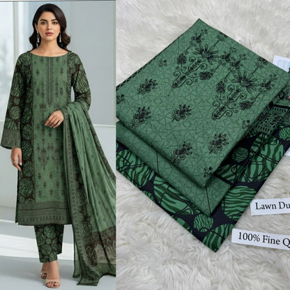 LAWN WITH LAWN DUPATTA VOLUME