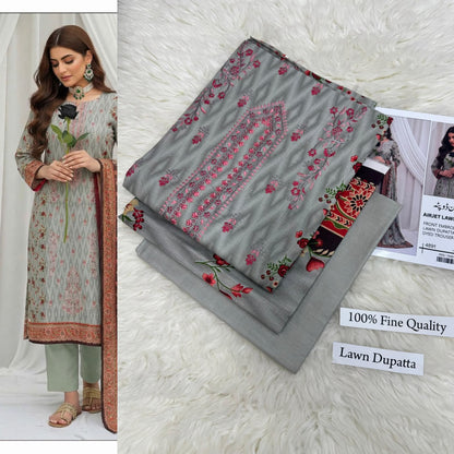 LAWN WITH LAWN DUPATTA VOLUME