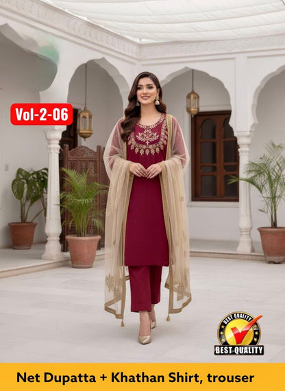 Fabric: Katan Silk, Banarsi Net & Net
