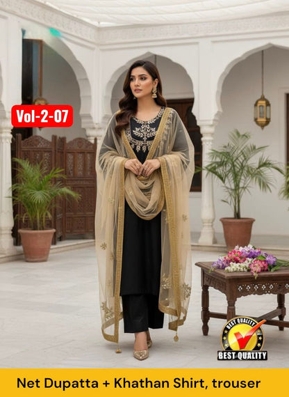 Fabric: Katan Silk, Banarsi Net & Net