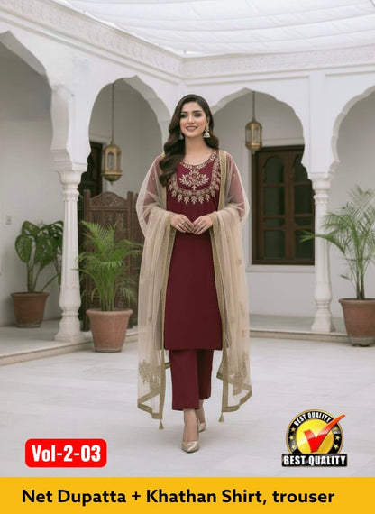 Fabric: Katan Silk, Banarsi Net & Net