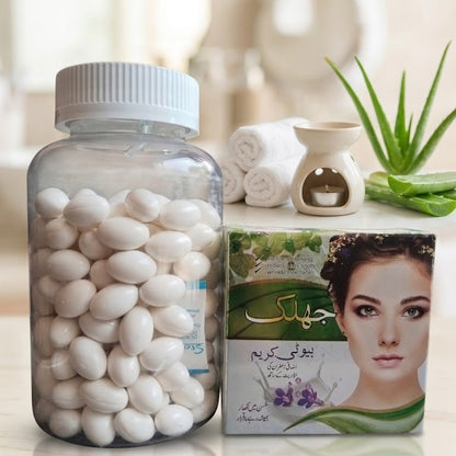 Jhalak Beauty Cream with Whitening 5 Capsules – Advanced Spot Correction & Glow Kit