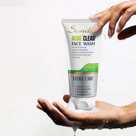 Sando Acne Clear Face Wash with Salicylic Acid & Tea Tree Oil