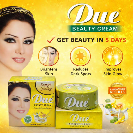Due Beauty Cream with Whitening 5 Capsules – Advanced Skin Brightening Combo
