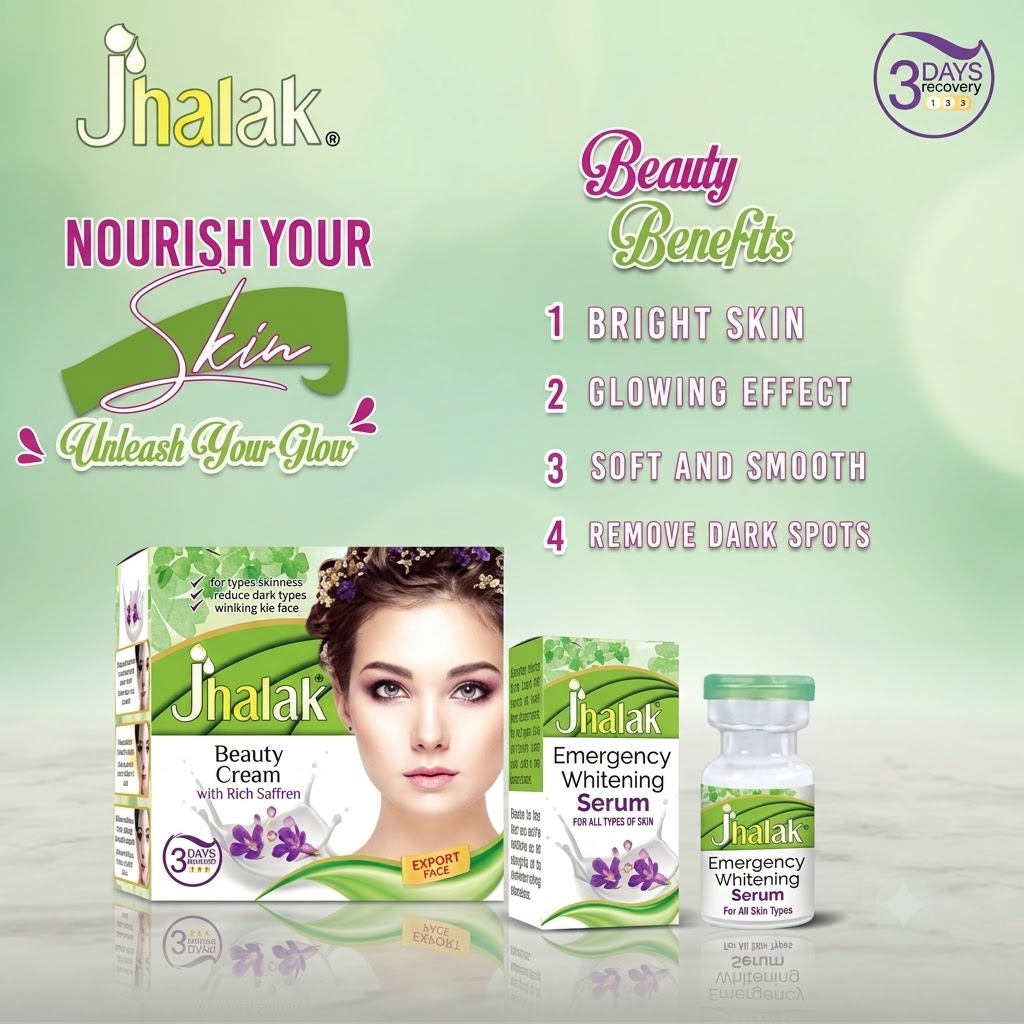 Jhalak Beauty Cream with Whitening 5 Capsules – Advanced Spot Correction & Glow Kit